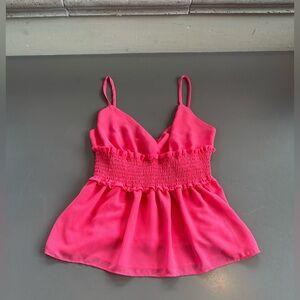 Pink Lily Authentic Love Smocked Tank Watermelon 🍉